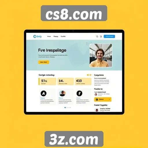 Análise do design e interface do cs8.com