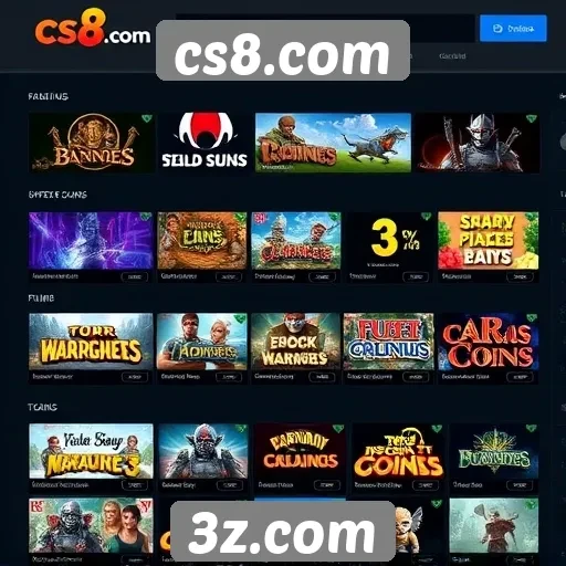 Análise da jogabilidade em cs8.com